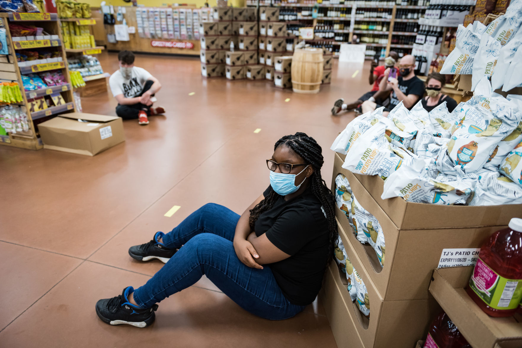 Sit-In Protest at Trader Joe's
